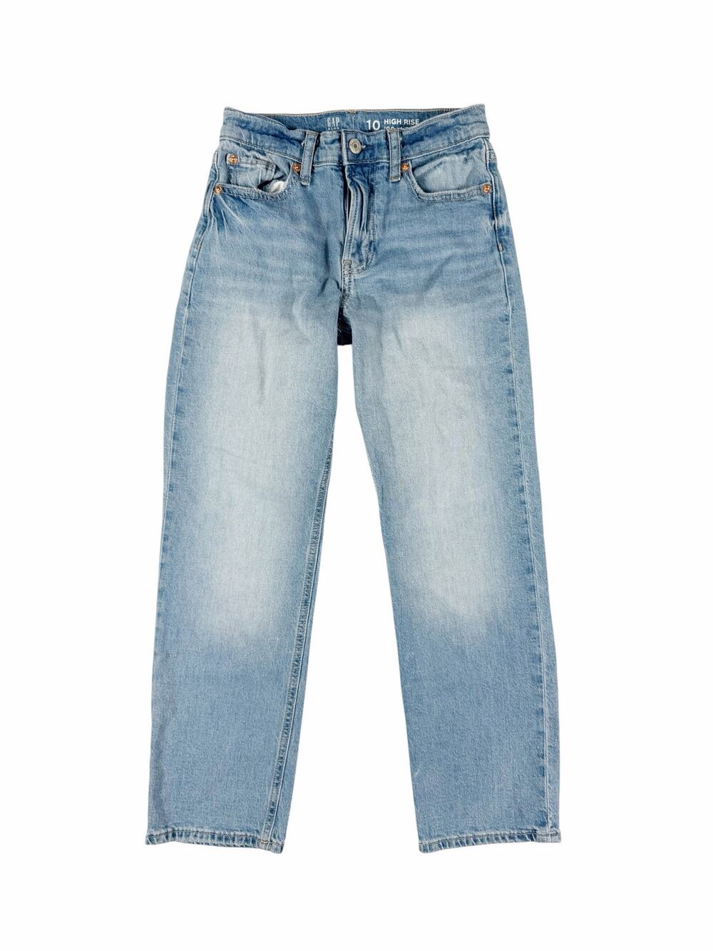 Gap Kids High Rise ’90s Loose Jeans Light Wash Size 10 Girls